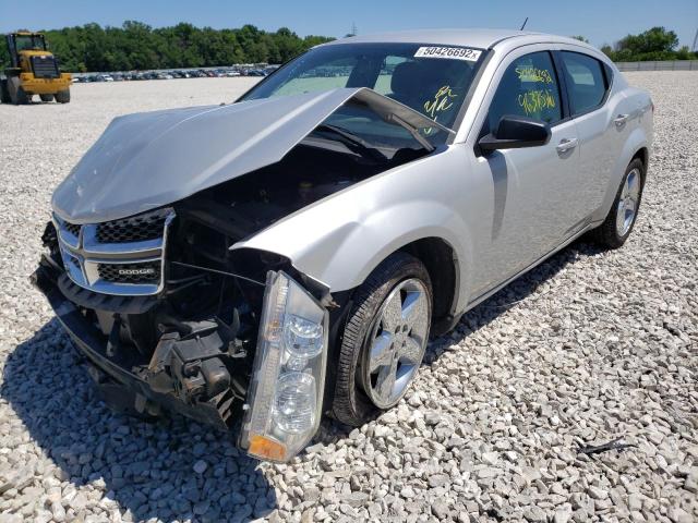 Photo 2 from auction – 2012 DODGE AVENGER SE with VIN 1C3CDZAB9CN154191