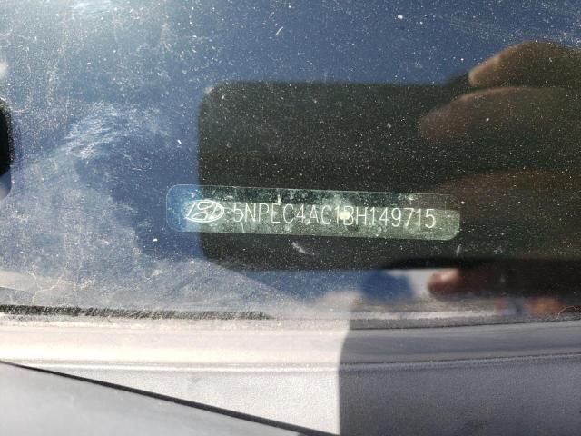Photo 10 from auction – 2011 HYUNDAI SONATA SE with VIN 5NPEC4AC1BH149715
