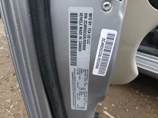 Photo 10 from auction – 2020 DODGE GRAND CARA with VIN 2C4RDGCG8LR253560