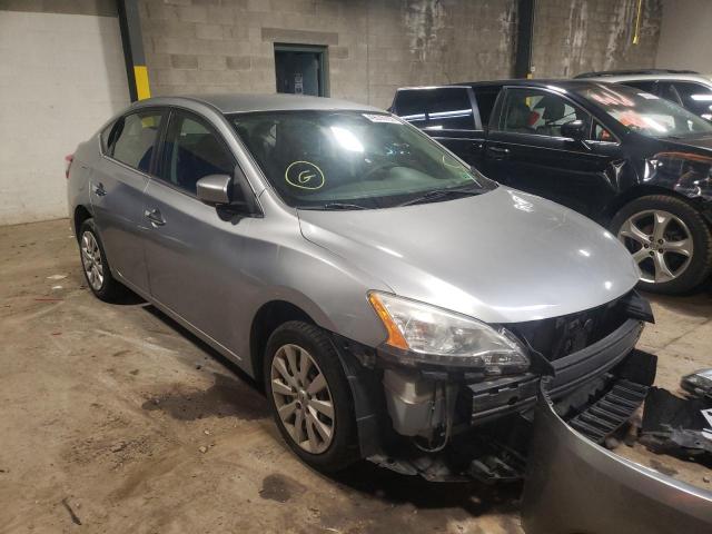 NISSAN SENTRA S 2014 with VIN 3N1AB7AP7EY247552 - Photo from auction