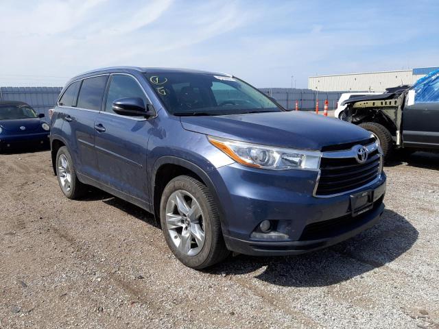 TOYOTA HIGHLANDER 2016 with VIN 5TDDKRFH2GS308887 - Photo from auction