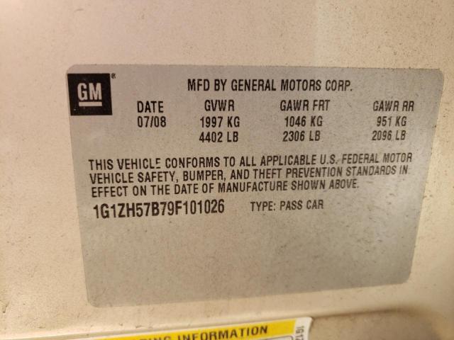 Photo 10 from auction – 2009 CHEVROLET MALIBU 1LT with VIN 1G1ZH57B79F101026