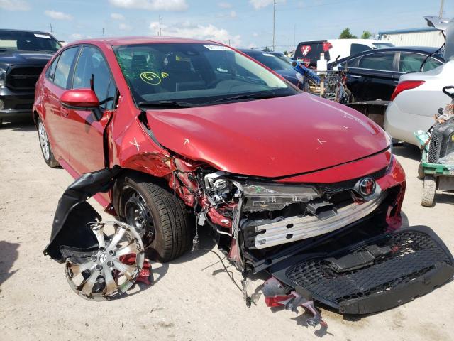TOYOTA COROLLA LE 2020 with VIN 5YFEPRAE9LP099461 - Photo from auction