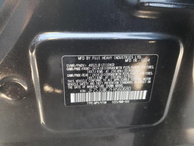 Photo 10 from auction – 2015 SUBARU FORESTER 2 with VIN JF2SJGWC2FH560680