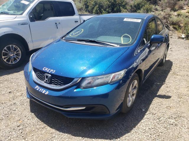 Photo 2 from auction – 2014 HONDA CIVIC LX with VIN 19XFB2E57EE069299
