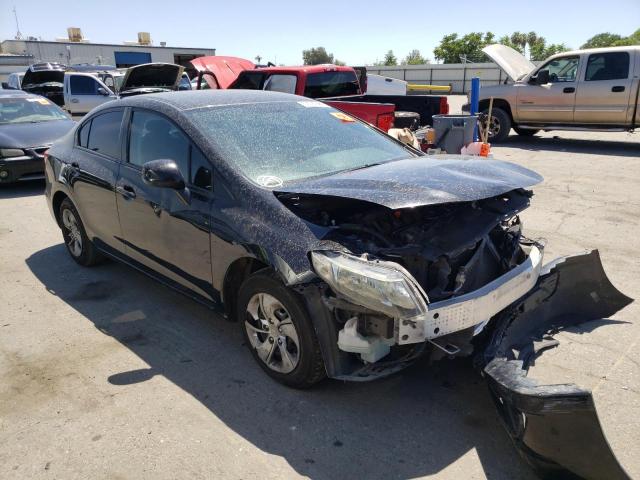 HONDA CIVIC LX 2013 with VIN 19XFB2F57DE284503 - Photo from auction