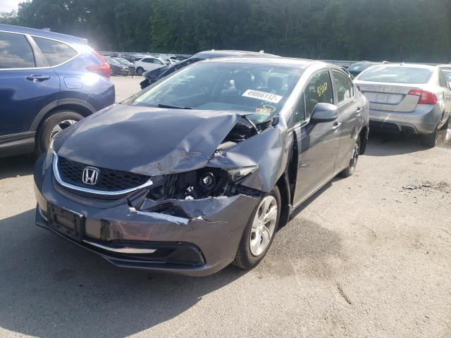 Photo 2 from auction – 2013 HONDA CIVIC with VIN 19XFB2F54DE211119