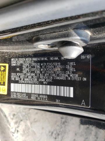 Photo 10 from auction – 2011 TOYOTA HIGHLANDER with VIN 5TDYK3EH1BS027012