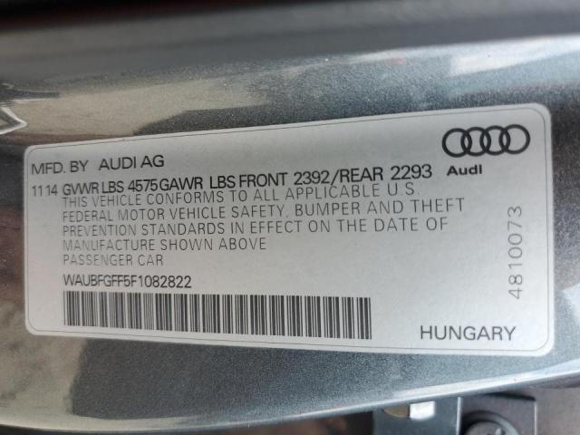 Photo 10 from auction – 2015 AUDI A3 PREMIUM with VIN WAUBFGFF5F1082822