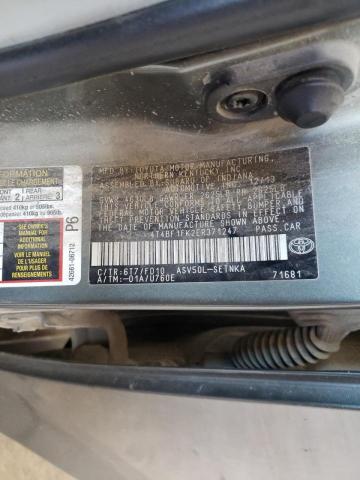 Photo 10 from auction – 2014 TOYOTA CAMRY L with VIN 4T4BF1FK2ER371247