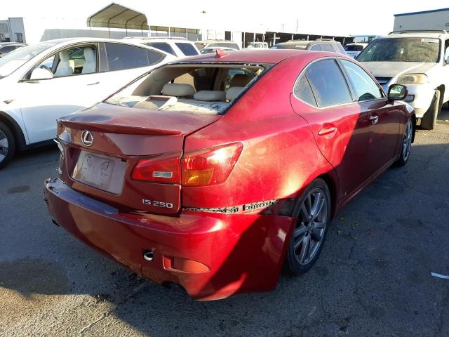 Photo 4 from auction – 2008 LEXUS IS 250 with VIN JTHBK262882067547