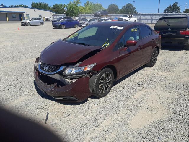 Photo 2 from auction – 2014 HONDA CIVIC EX with VIN 19XFB2F89EE218160
