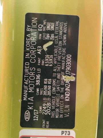 Photo 10 from auction – 2018 KIA SOUL with VIN KNDJN2A27J7903000