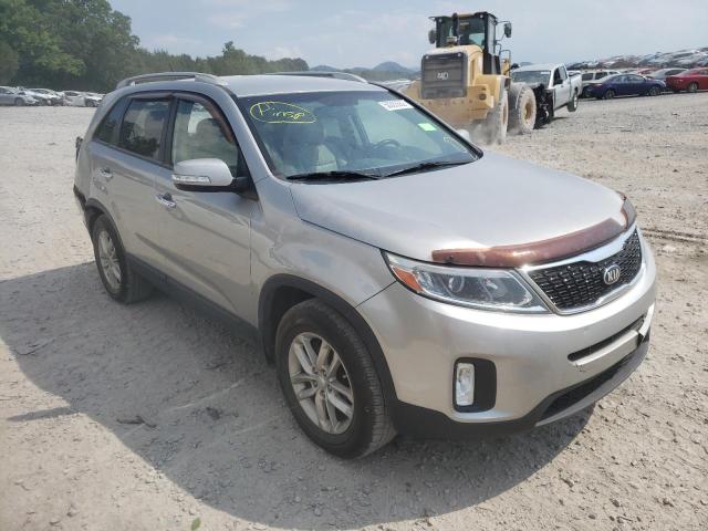 KIA SORENTO LX 2015 with VIN 5XYKT3A64FG640414 - Photo from auction