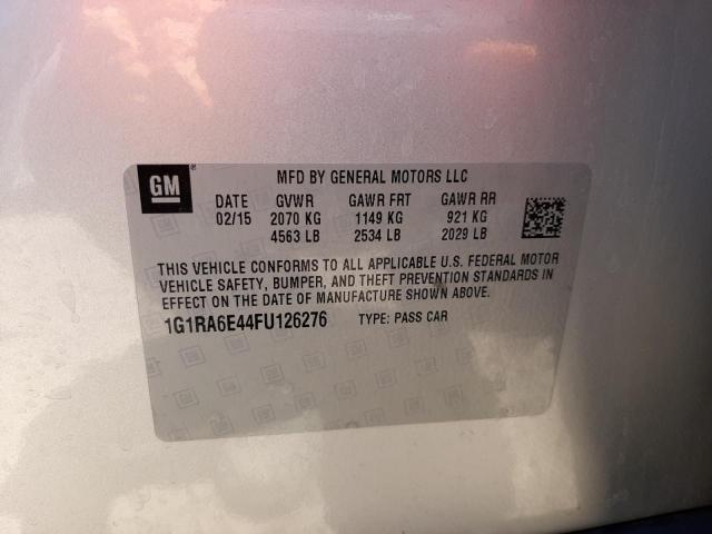 Photo 10 from auction – 2015 CHEVROLET VOLT with VIN 1G1RA6E44FU126276