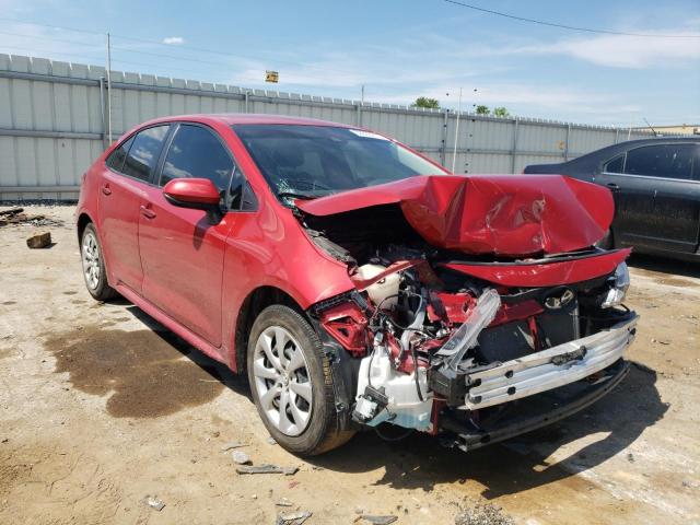 TOYOTA COROLLA LE 2021 with VIN JTDEPMAE0MJ130413 - Photo from auction