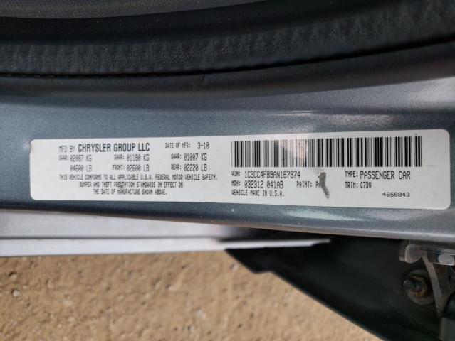 Photo 10 from auction – 2010 CHRYSLER SEBRING TO with VIN 1C3CC4FB9AN167874