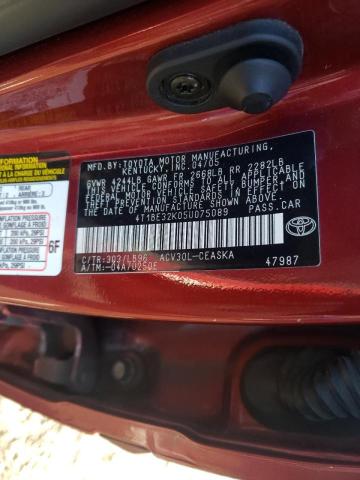 Photo 10 from auction – 2005 TOYOTA CAMRY LE with VIN 4T1BE32K05U075089