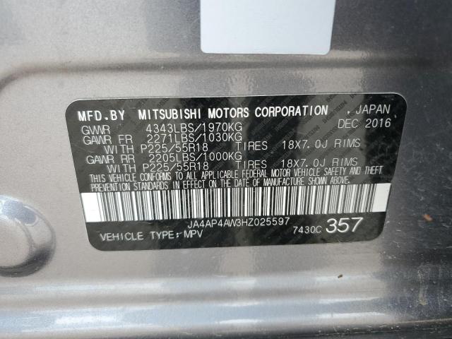 Photo 10 from auction – 2017 MITSUBISHI OUTLANDER with VIN JA4AP4AW3HZ025597