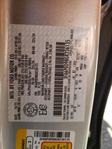 Photo 10 from auction – 2016 FORD FUSION TIT with VIN 3FA6P0D98GR236135