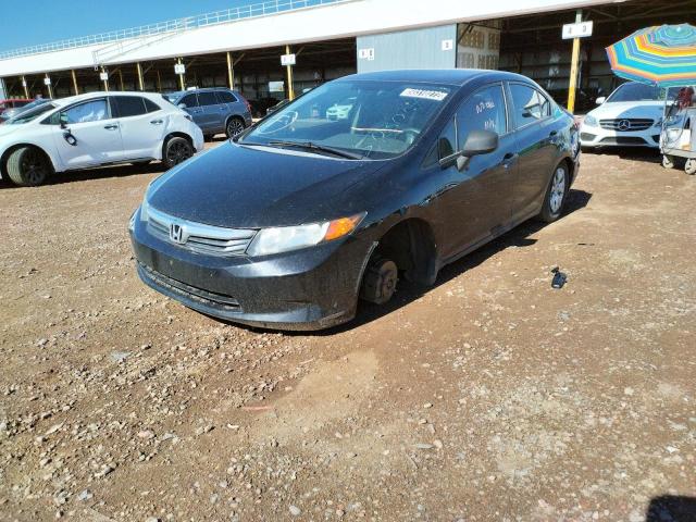 Photo 2 from auction – 2012 HONDA CIVIC LX with VIN 2HGFB2F52CH568853