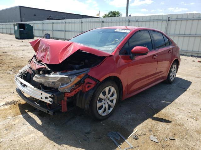 Photo 2 from auction – 2021 TOYOTA COROLLA LE with VIN JTDEPMAE0MJ130413