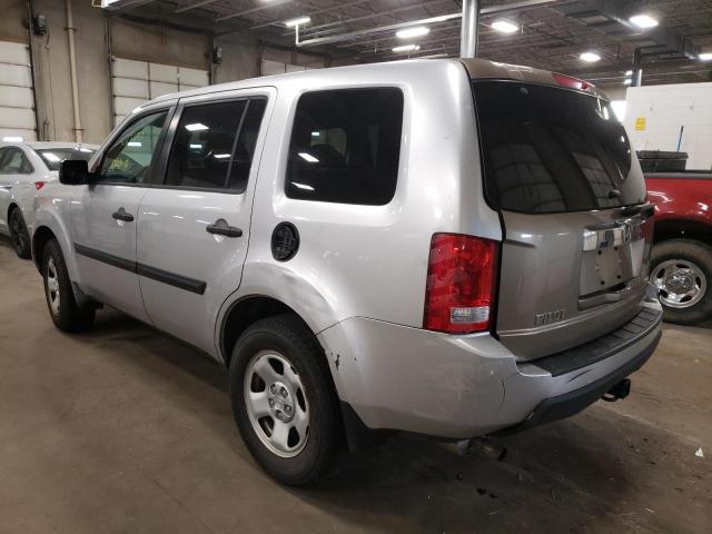 Photo 3 from auction – 2010 HONDA PILOT LX with VIN 5FNYF3H24AB003110