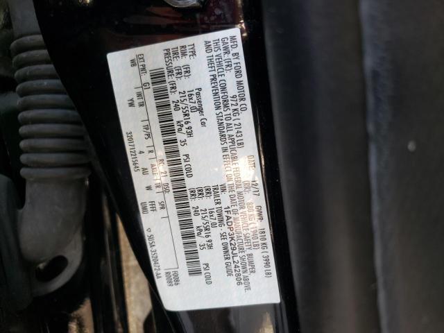 Photo 10 from auction – 2018 FORD FOCUS SE with VIN 1FADP3K29JL242806
