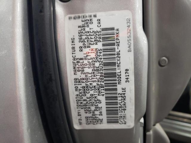 Photo 10 from auction – 2003 TOYOTA AVALON XL with VIN 4T1BF28B03U324745