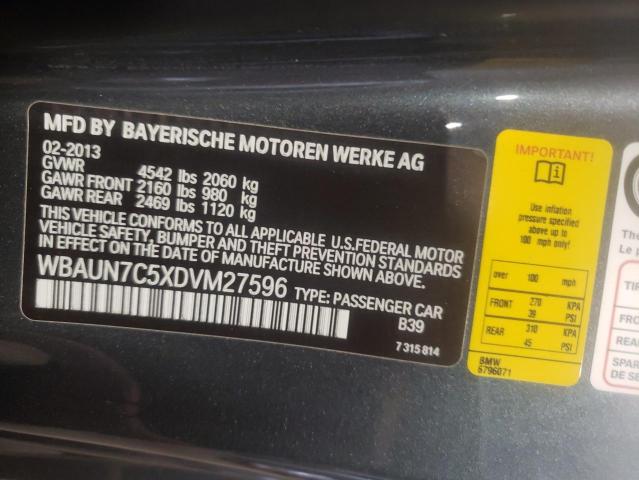 Photo 10 from auction – 2013 BMW 135 I with VIN WBAUN7C5XDVM27596