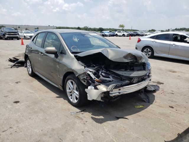 TOYOTA COROLLA SE 2019 with VIN JTNK4RBE2K3033847 - Photo from auction