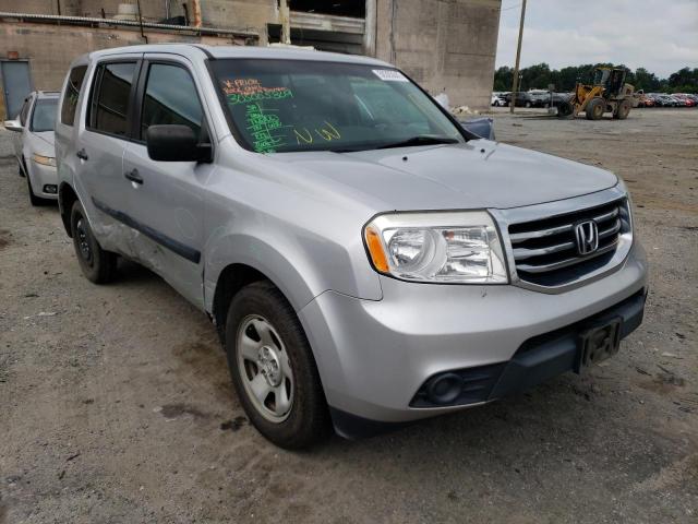 HONDA PILOT LX 2015 with VIN 5FNYF3H29FB011744 - Photo from auction