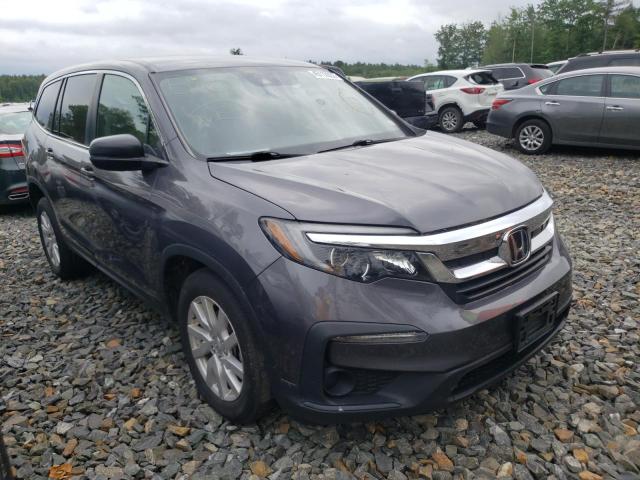 HONDA PILOT LX 2020 with VIN 5FNYF6H19LB036468 - Photo from auction