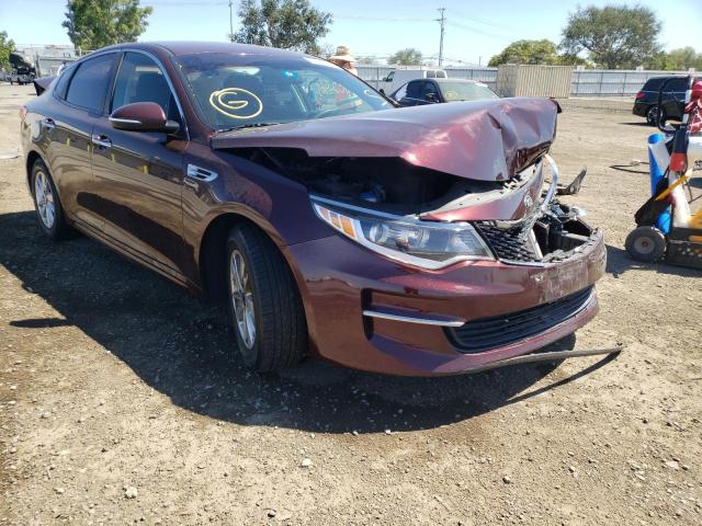 KIA OPTIMA LX 2016 with VIN 5XXGT4L33GG074444 - Photo from auction