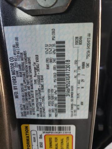 Photo 10 from auction – 2016 FORD FUSION TIT with VIN 3FA6P0SUXGR123018