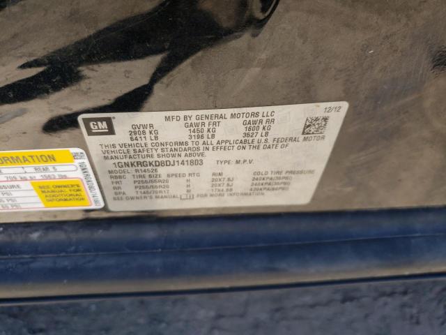 Photo 10 from auction – 2013 CHEVROLET TRAVERSE L with VIN 1GNKRGKD8DJ141803