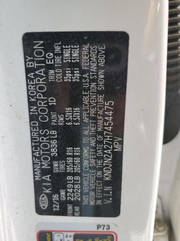 Photo 10 from auction – 2017 KIA SOUL with VIN KNDJN2A27H7454475