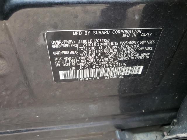 Foto 10 de la subasta – 2017 SUBARU FORESTER 2 con VIN JF2SJABC4HH593105