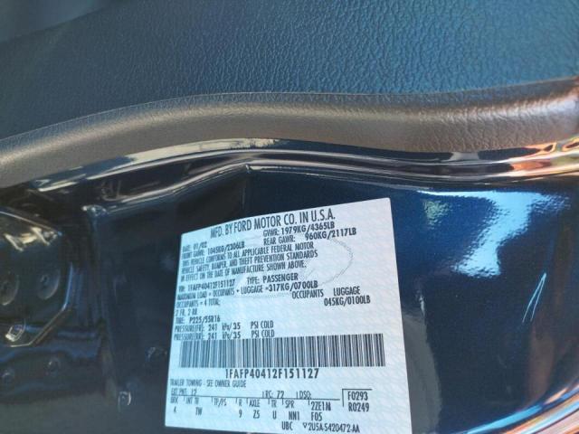 Photo 10 from auction – 2002 FORD MUSTANG with VIN 1FAFP40412F151127