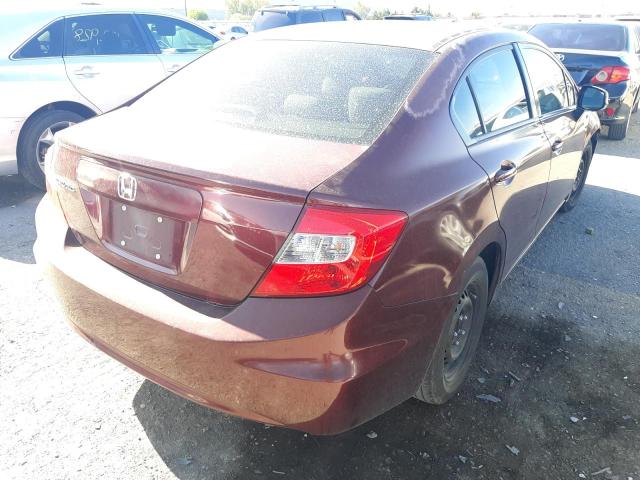 Photo 4 from auction – 2012 HONDA CIVIC LX with VIN 2HGFB2F51CH586079