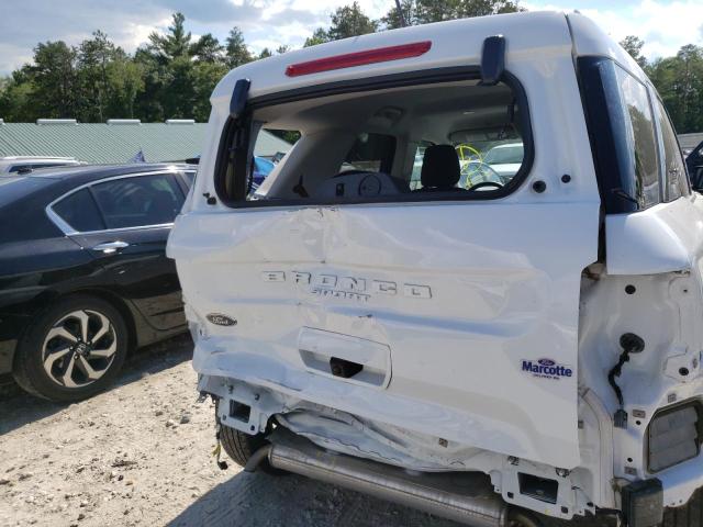 Photo 9 from auction – 2021 FORD BRONCO SPO with VIN 3FMCR9B62MRA76166