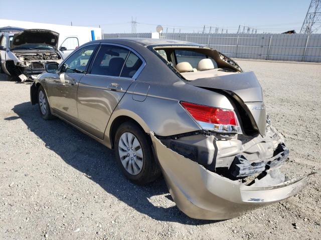 Photo 3 from auction – 2008 HONDA ACCORD LX with VIN JHMCP26388C068058