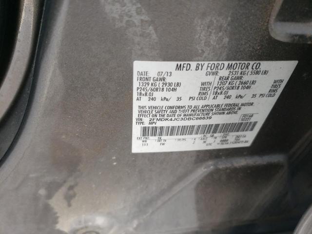 Photo 10 from auction – 2013 FORD EDGE SEL with VIN 2FMDK4JC3DBC66639