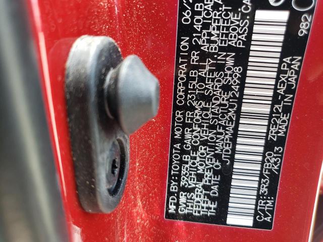 Photo 10 from auction – 2021 TOYOTA COROLLA LE with VIN JTDEPMAE2MJ124998