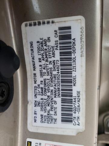 Photo 10 from auction – 2005 TOYOTA COROLLA CE with VIN 1NXBR32E95Z448273