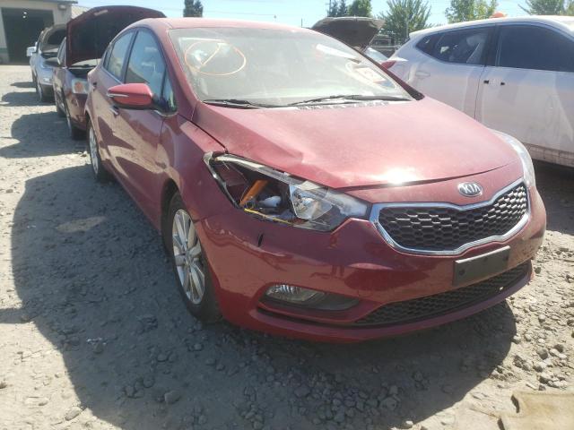 KIA FORTE EX 2015 with VIN KNAFX4A85F5349049 - Photo from auction