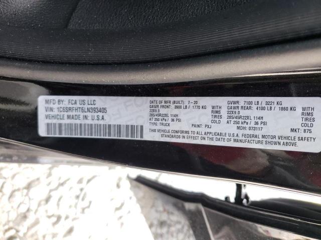 Photo 10 from auction – 2020 RAM 1500 LIMIT with VIN 1C6SRFHT6LN393405