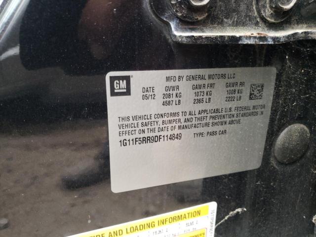 Photo 10 from auction – 2013 CHEVROLET MALIBU 2LT with VIN 1G11F5RR9DF114849