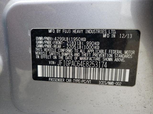 Photo 10 from auction – 2014 SUBARU IMPREZA with VIN JF1GPAC64E8253174