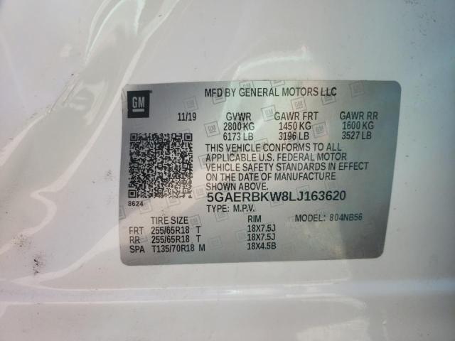 Photo 10 from auction – 2020 BUICK ENCLAVE ES with VIN 5GAERBKW8LJ163620